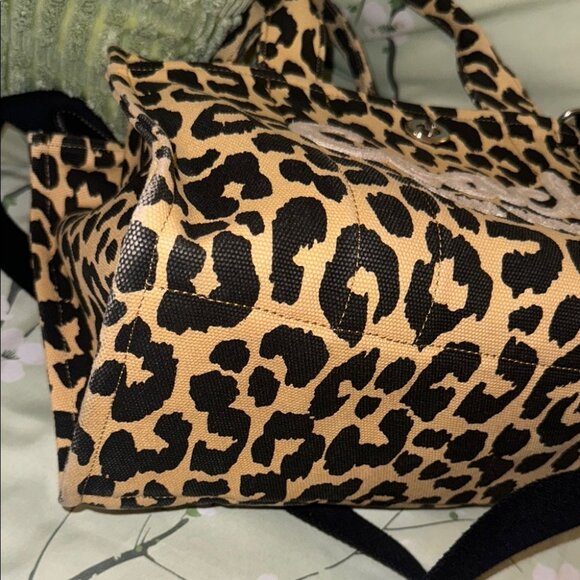 Coach leopard medium cargo tote - Picture 5 of 10